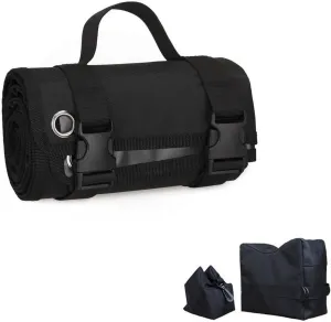 Tactical Shooting Non Padded Mat,Durable Roll Up Shooting Non-Slip Mat and Shooting Rest Bags Hunting Accessories,Hunting Mats for Shooters