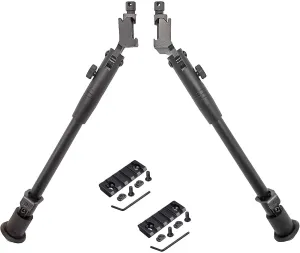 Tactical Side Mounted Bipod 9″-12″ Adjustable for Breakbarrels/Underlevers Air Rifles with Picatinny Rails