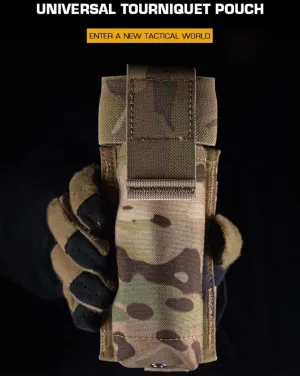 Tactical T.Q Pouch T0urniquet Holder E.MT T.rauma Kit Storage M.ED Pouch Molle Combat Belt Hunting Vest Accessories