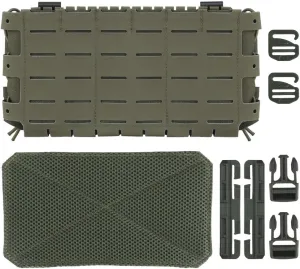 Tactical Triple Mag Pouch Hook and Loop 556 Magazine Placard,The Slicksters Adapt MOLLE Front Flap Hanging Panel