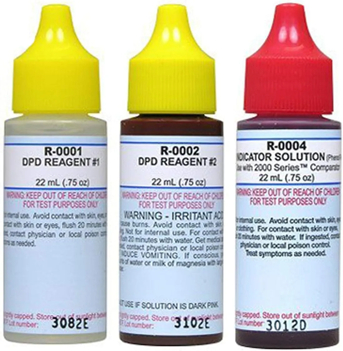 taylor Replacement Reagent Refill Kits - Basic Refill Kit - 3/4 oz.