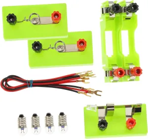 Teaching Battery Holder 1 Set Electric Circuits Experiment Box for School Instruments Boys and Kit