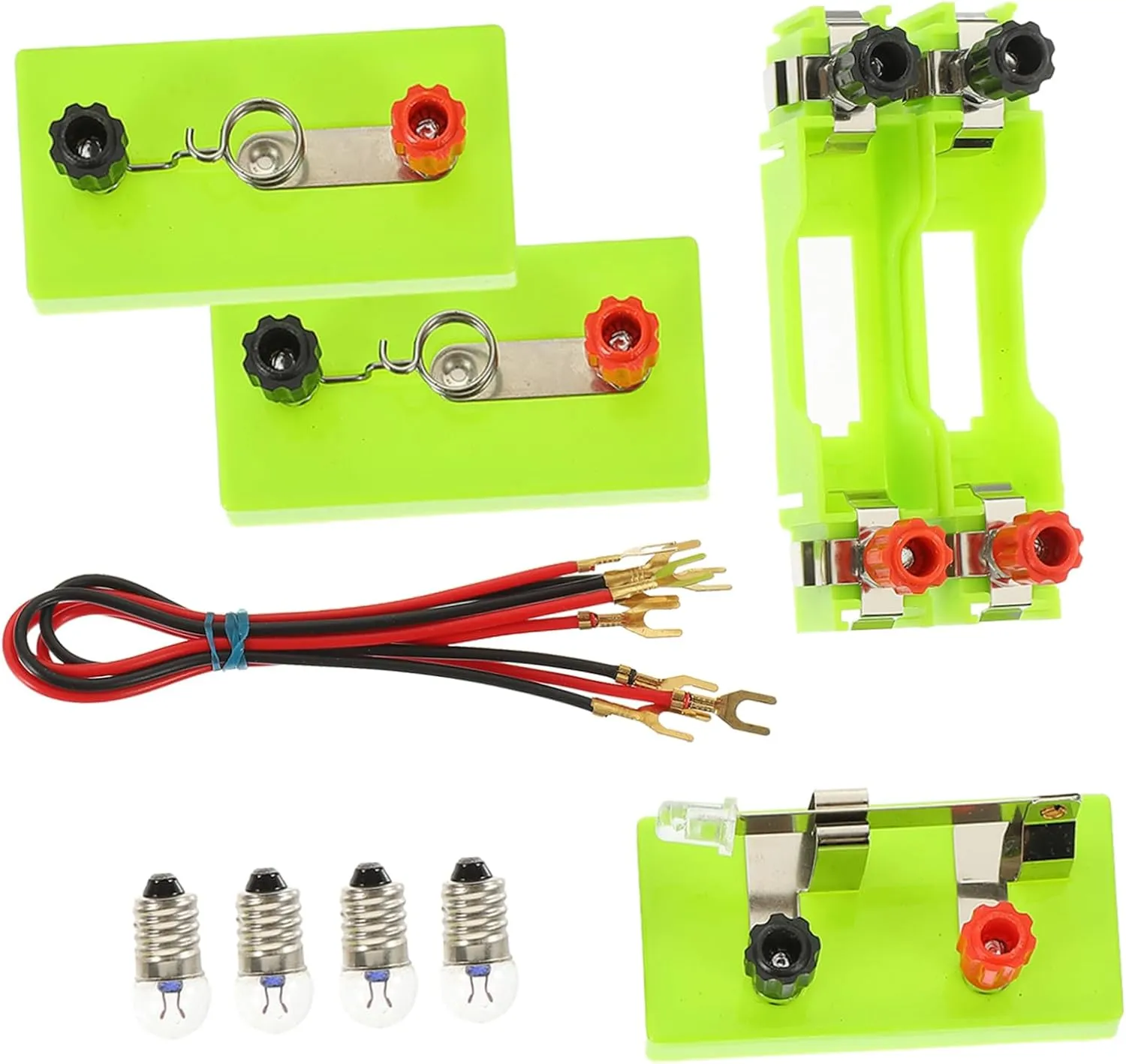 Teaching Battery Holder 1 Set Electric Circuits Experiment Box for School Instruments Boys and Kit