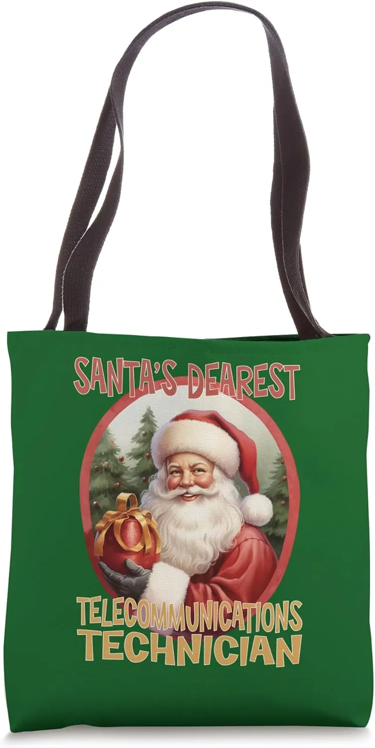 Telecommunications Technician Christmas Holiday Love Xmas Tote Bag