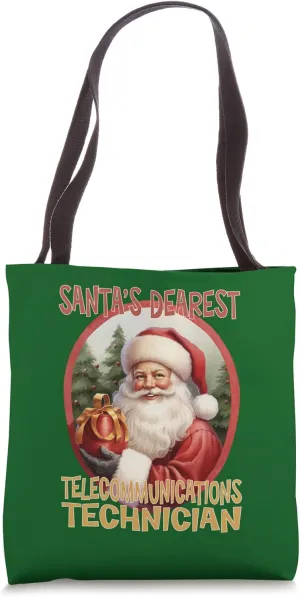 Telecommunications Technician Christmas Holiday Love Xmas Tote Bag