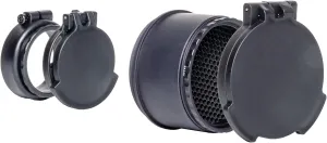 Tenebraex Ocular & Objective Scope Flip Cover Kit with KillFlash Anti-Reflection Device for Leupold Mark 4 12-40x60mm (60KIT-000001)