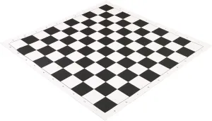 The House of Staunton Vinyl Regulation Tournament Chess Board - 10 x 10 Squares - 2.25" Squares - Black