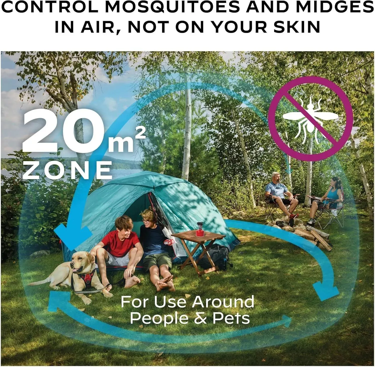 Thermacell Backpacker Mosquito Repeller 15ft Exclusion Zone Camping & Outdoors