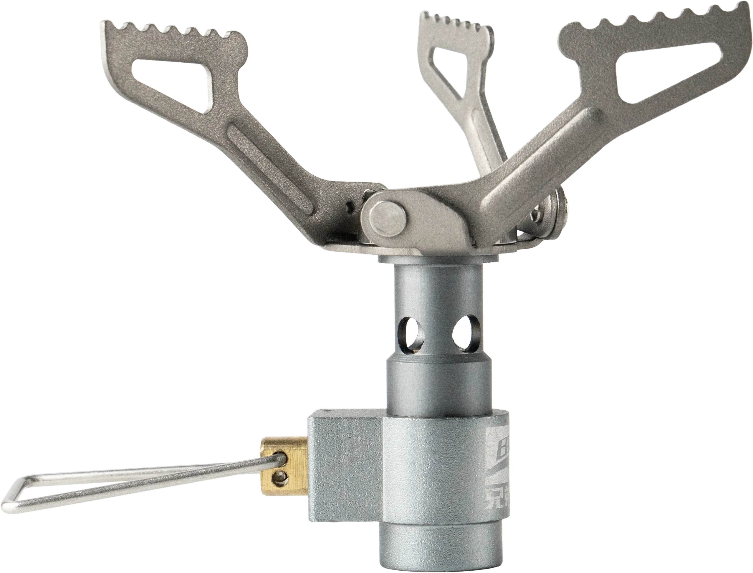 Titanium Mini Camping Gas Burner – Portable Outdoor Hiking Folding Stove 25g