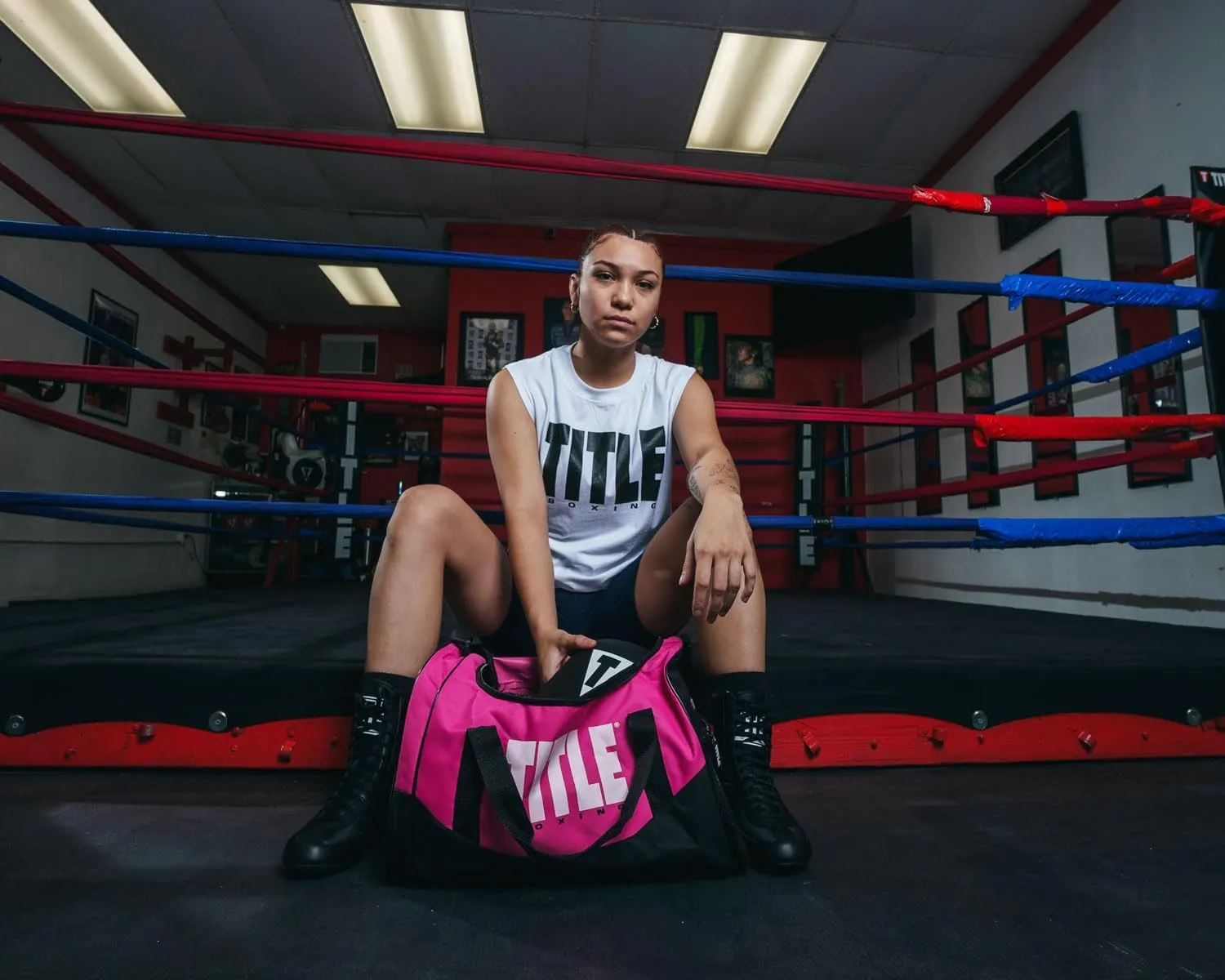 TITLE Boxing Individual Sport Bag (Pink)