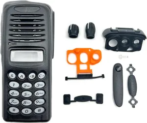 TK2180 TK3180 Full-Keypad Front Housing Replacement Kit | Black Shock-Resistant Radio Frame Repair Parts for Portable Two-Way Radios
