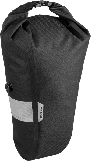 Topeak QR Fork DryBag 5.8L Bolt-on (TC3703B) – Waterproof TPU Fork Bag with Quick-Release Mount, Roll-Top Closure, Air Release Valve – Fits Fork Bottle Bosses – 3kg Max Load – 272g