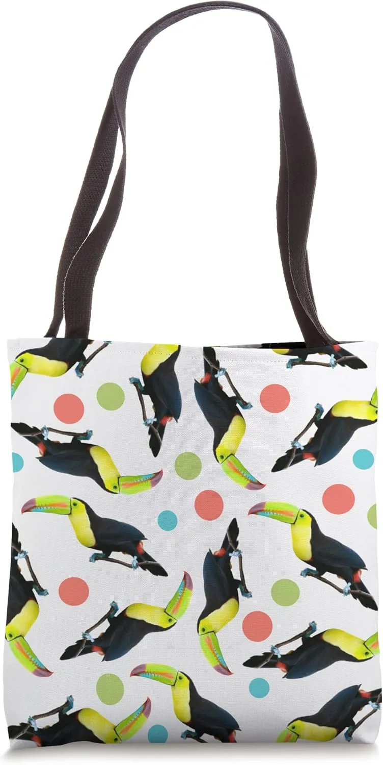 Toucans fever kaleidoscopic tropical Tote Bag