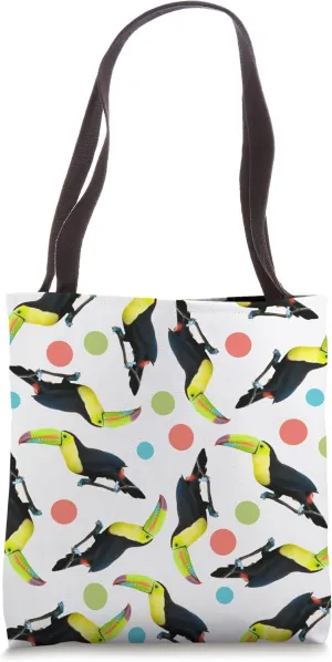 Toucans fever kaleidoscopic tropical Tote Bag