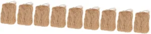 Toyvian 3sets Jute Fire Starter Tools for Camping Lightweight Outdoor Fire Tools for Ignition Campfires BBQ Hiking Survival Situations Convenient and Practical 3pcs*3
