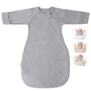 Transitional Swaddle Sack with Arms Up & Sleeves, Mitten Cuffs, 2-Way Zipper, Sleeping Sacks for Newborns - Calms Startle Reflex, Boys & Girls Sleep Bag