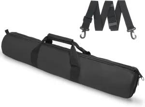 Tripod Carrying Case Bag 25in/31in/39in/49in for Light Stands,Boom Stand,Umbrella and Tripod Photography Accessories(25.59 in/65 cm)