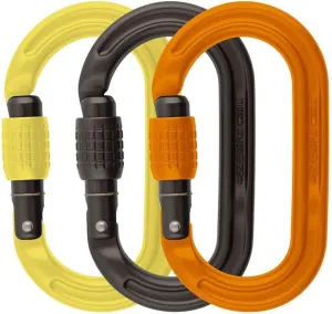 Ultra O Screwgate Carabiner 3 Pack - Lime/Orange/Purple