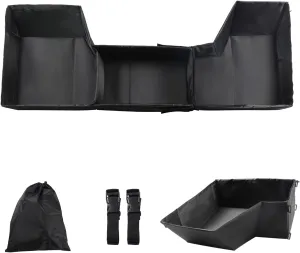 Under Seat Storage Bag Fit for Dodge Ram 1500 Accessories Crew Cab(New Body Style) 2019-2022 2023 2024 2025 Underseat Storage Box Tool Organizer Truck Crew Cab(Black)