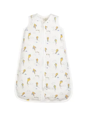 Under the Nile Organic Cotton Muslin Wearable Blanket - Kites - 0-6 Month