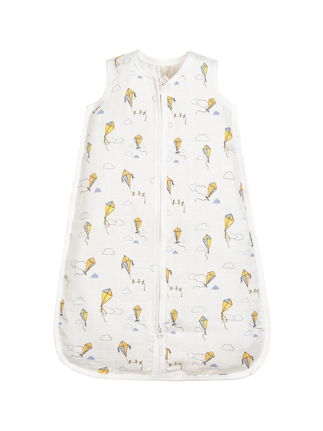 Under the Nile Organic Cotton Muslin Wearable Blanket - Kites - 0-6 Month