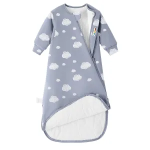 Unisex Sleeping Bag for Toddlers 3.5 Tog Sleep Sack 18-36Months, Long Sleeve Sleep Sack, Wearable Blanket, One Piece with Sleeves