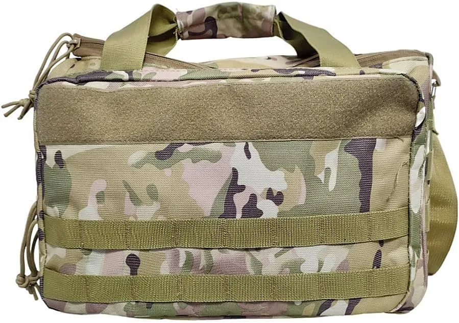 UNISTRENGH Multifunction Tactical Gun Range Bag Deluxe Pistol Shooting Range Duffle Bags