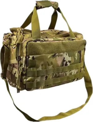 UNISTRENGH Multifunction Tactical Gun Range Bag Deluxe Pistol Shooting Range Duffle Bags