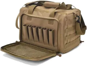 UNISTRENGH Multifunction Tactical Gun Range Bag Deluxe Pistol Shooting Range Duffle Bags