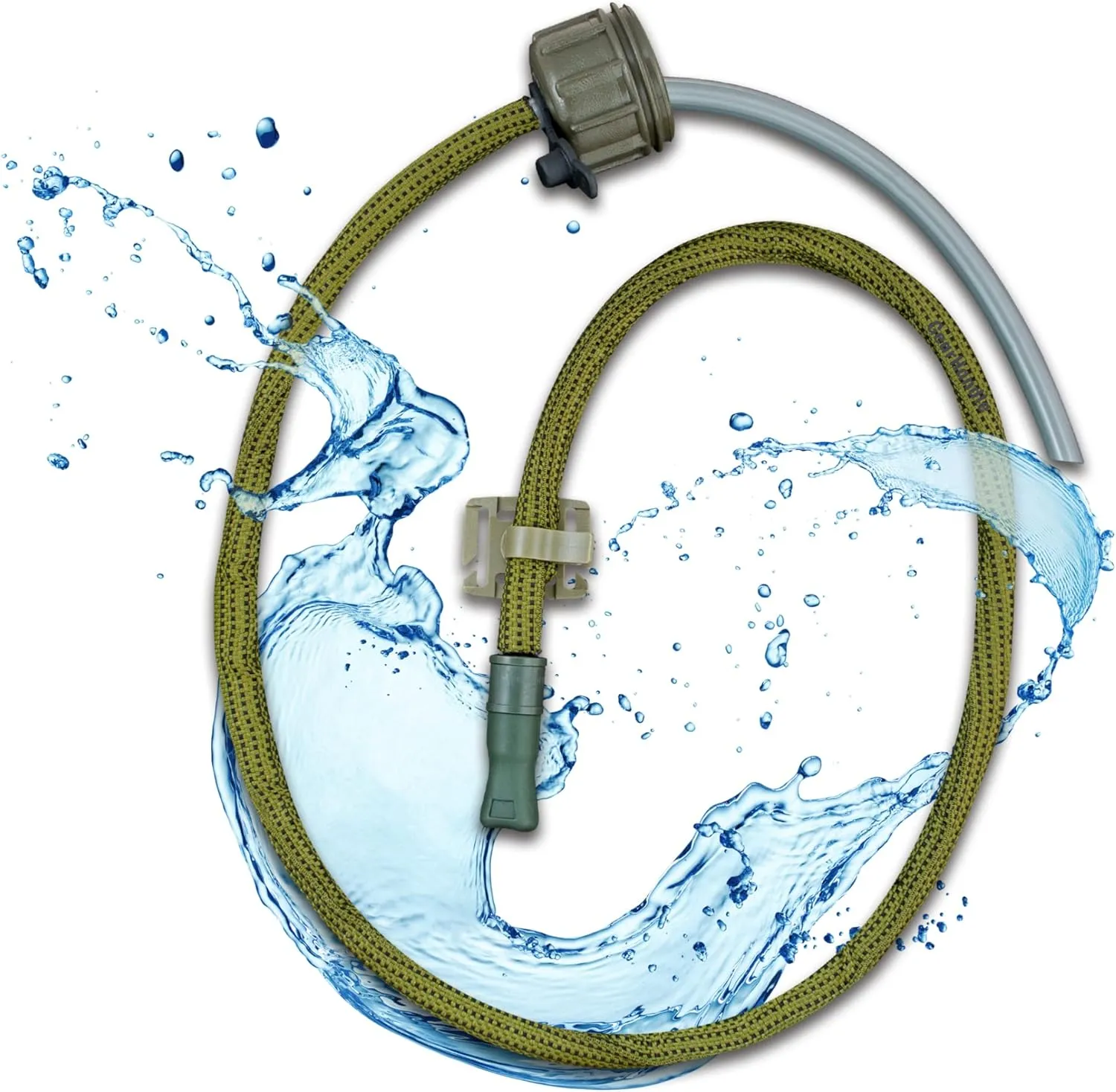 US Military Canteen Straw Kits (OD Green w/o Canteen)