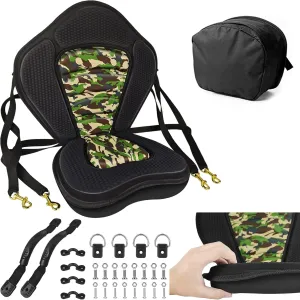 Vashly Kayak Seat, Thicken Seat Cushions for Kayak, Padded Kayak Seats, Canoe Seats with Detachable Storage Bag, Kayak Seat Cushion, for Kayaking Canoeing Rafting Fishing