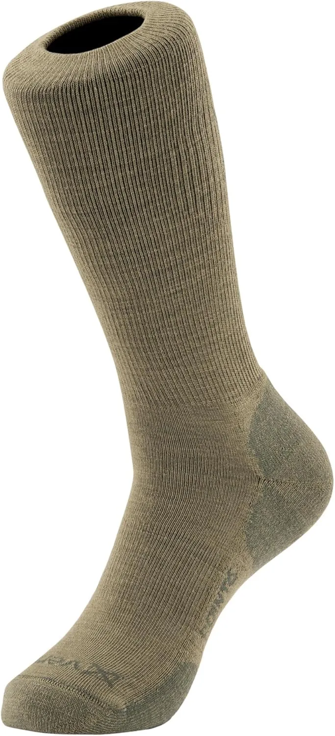Vertx VaporCore Mens Crew Socks 10", Tactical Athletic Moisture Wicking Merino Wool Socks, Quick Drying with Odor Control