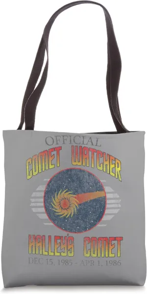 Vintage Official Comet Watcher Halley's Comet Tote Bag