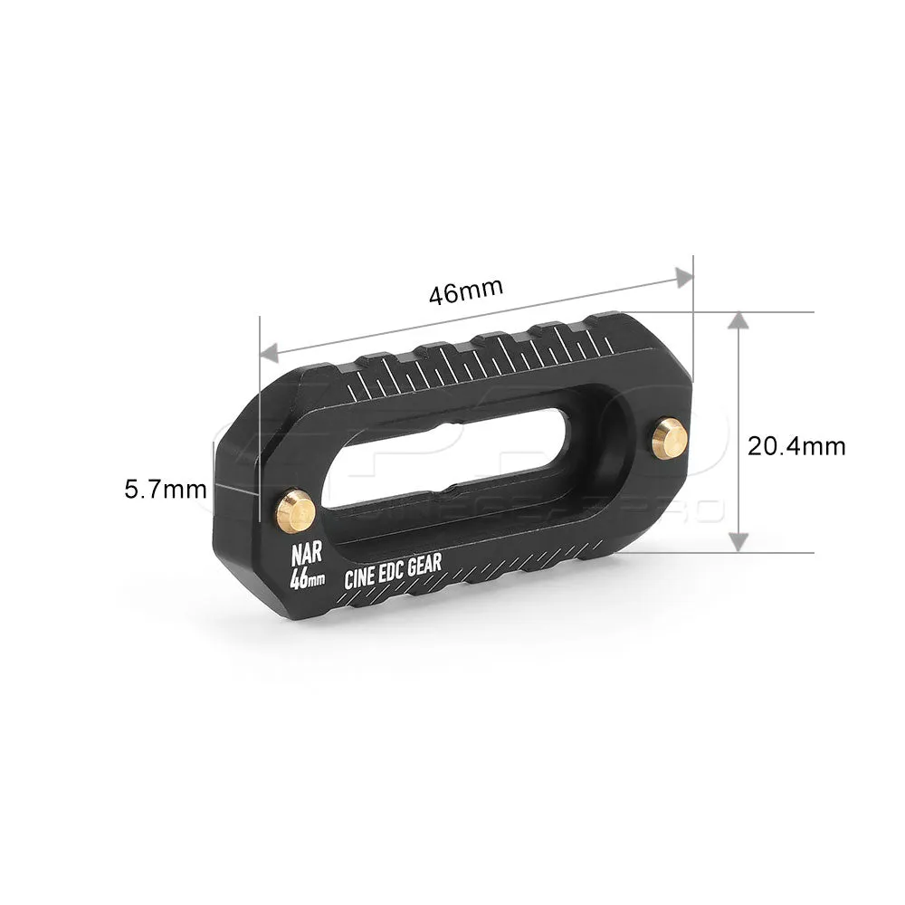 Vlogger NATO Rail  46mm - 70mm with Safety Pin