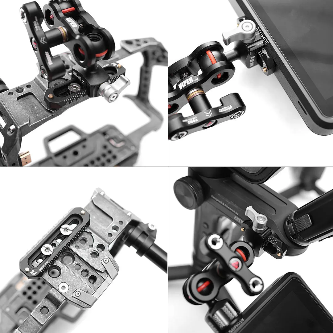 Vlogger NATO Rail  46mm - 70mm with Safety Pin