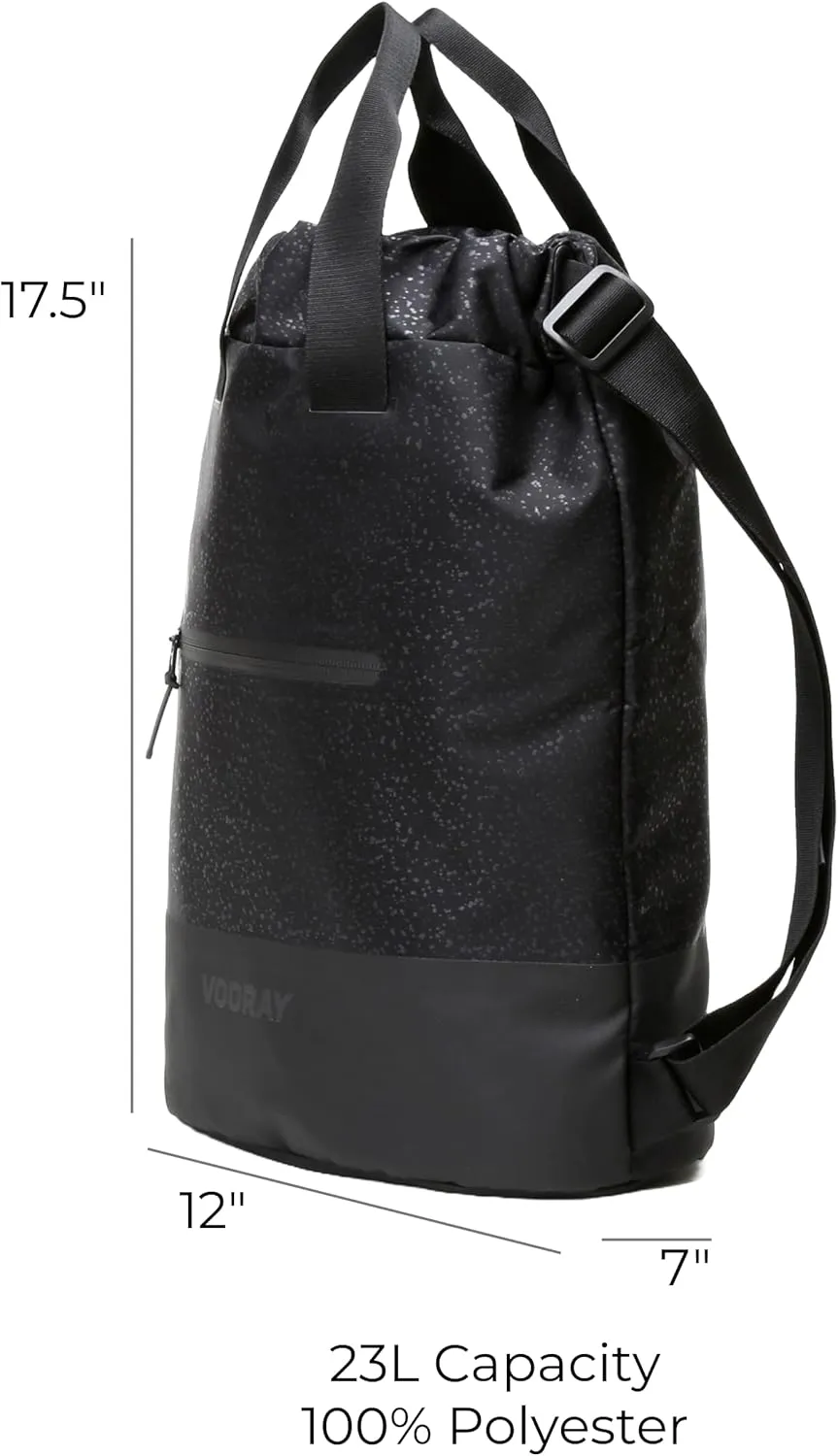 VOORAY 23L Flex Cinch Drawstring Backpack – Lightweight Travel Bag, Weekender & Sports Gym Bag for Women and Men