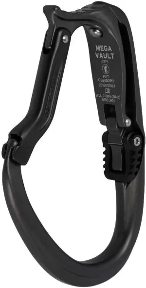 Wales MEGA Vault Black Tool Carrier for Harness Bag or Webbing Racking Carabiner MATT Grey