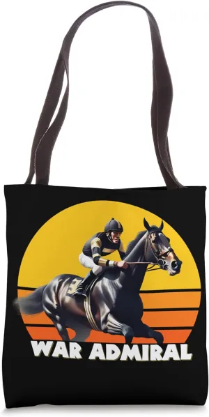 War Admiral Horse, Thoroughbred, Del Mar, Santa Anita Shirt Tote Bag