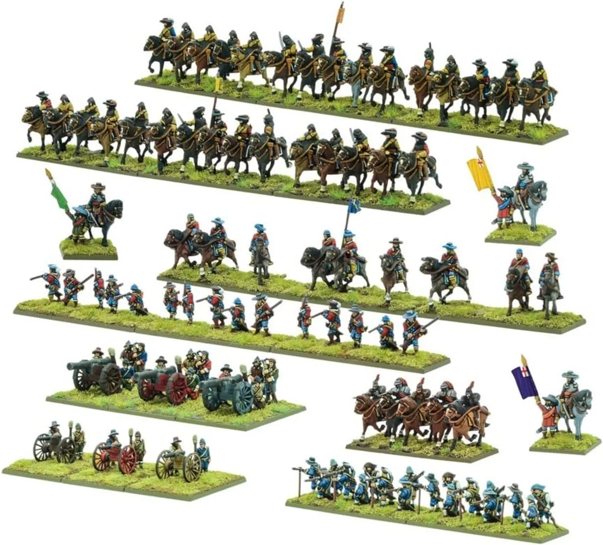 Warlord Games Pike & Shotte Epic Battles English Civil Wars Cavalry Military Table Top Wargaming Plastic Model Kit 212013002
