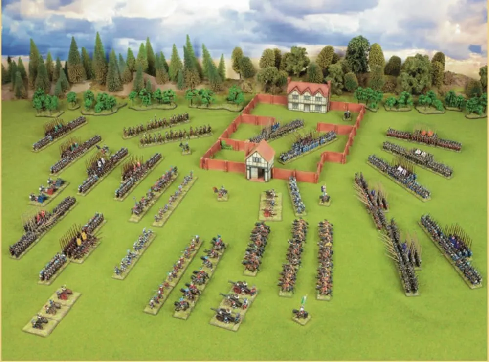 Warlord Pike & Shotte Epic Battles Push of Pike Game - Role Playing Strategy Board Games for Adults, Table Top 17th Century Strategic Wargaming Kit - Tabletop Military History RPG with Terrain