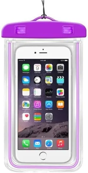 Waterproof Case Underwater Bag Compatible with iPhone 16/16 Pro, Floating Cover Touch Screen IPX8 Pouch
