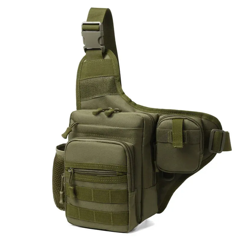 Waterproof Fishing Shoulder Bag - Outdoor Sports Crossbody Backpack