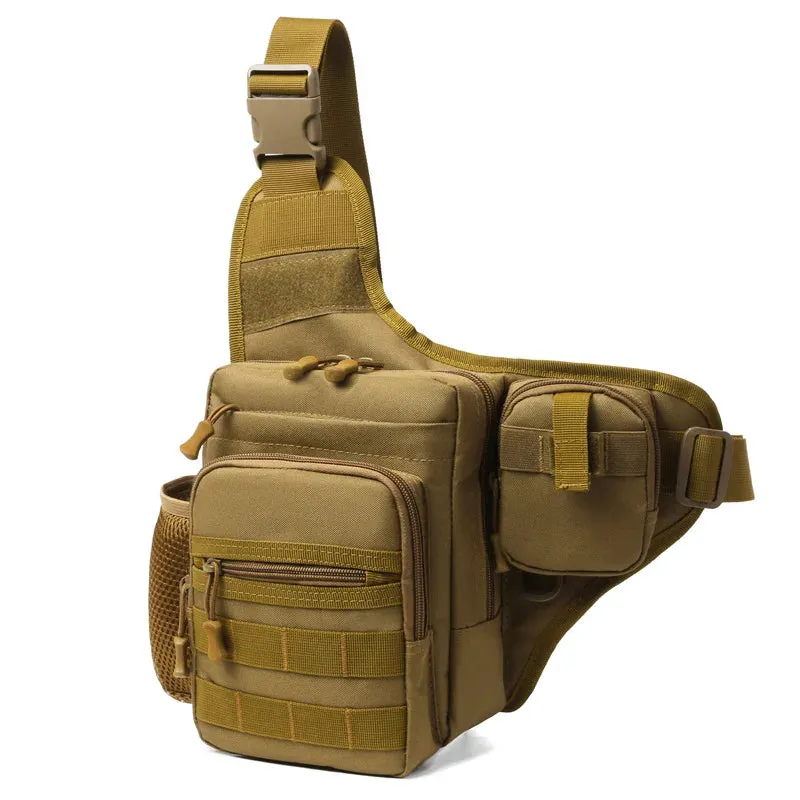 Waterproof Fishing Shoulder Bag - Outdoor Sports Crossbody Backpack