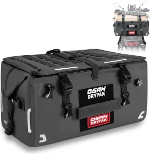 Waterproof Motorcycle Tail Bag, 40L Waterproof Duffel Bag, Motorcycle Dry Bag, Multifunctional Luggage Bag with Shoulder Straps for Travel, Camping, Fishing