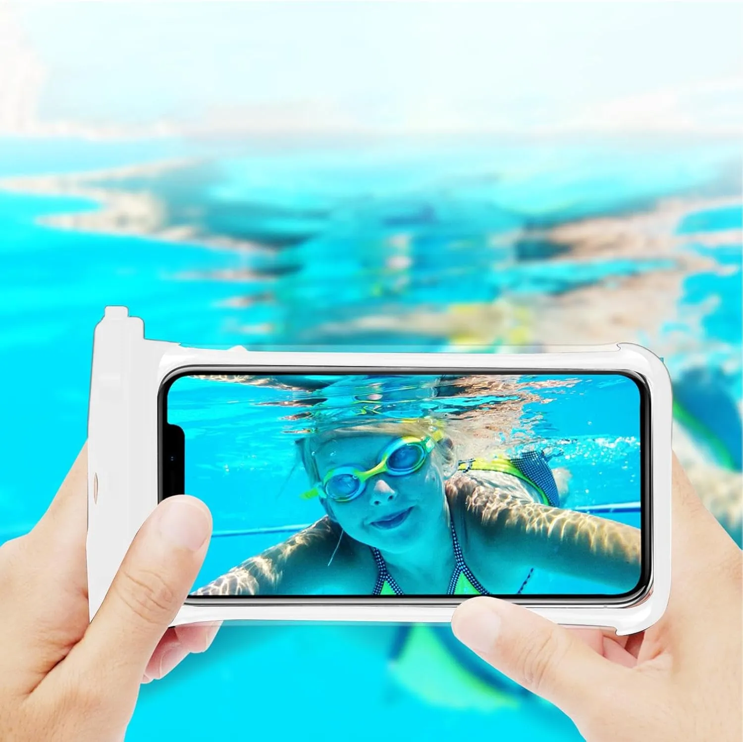Waterproof Phone Case | Clear Floating Water Proof Phone Pouch,Lightweight Dustproof Bag for Travel Vacation Hiking Cruise Swimming Snorkeling Kayaking