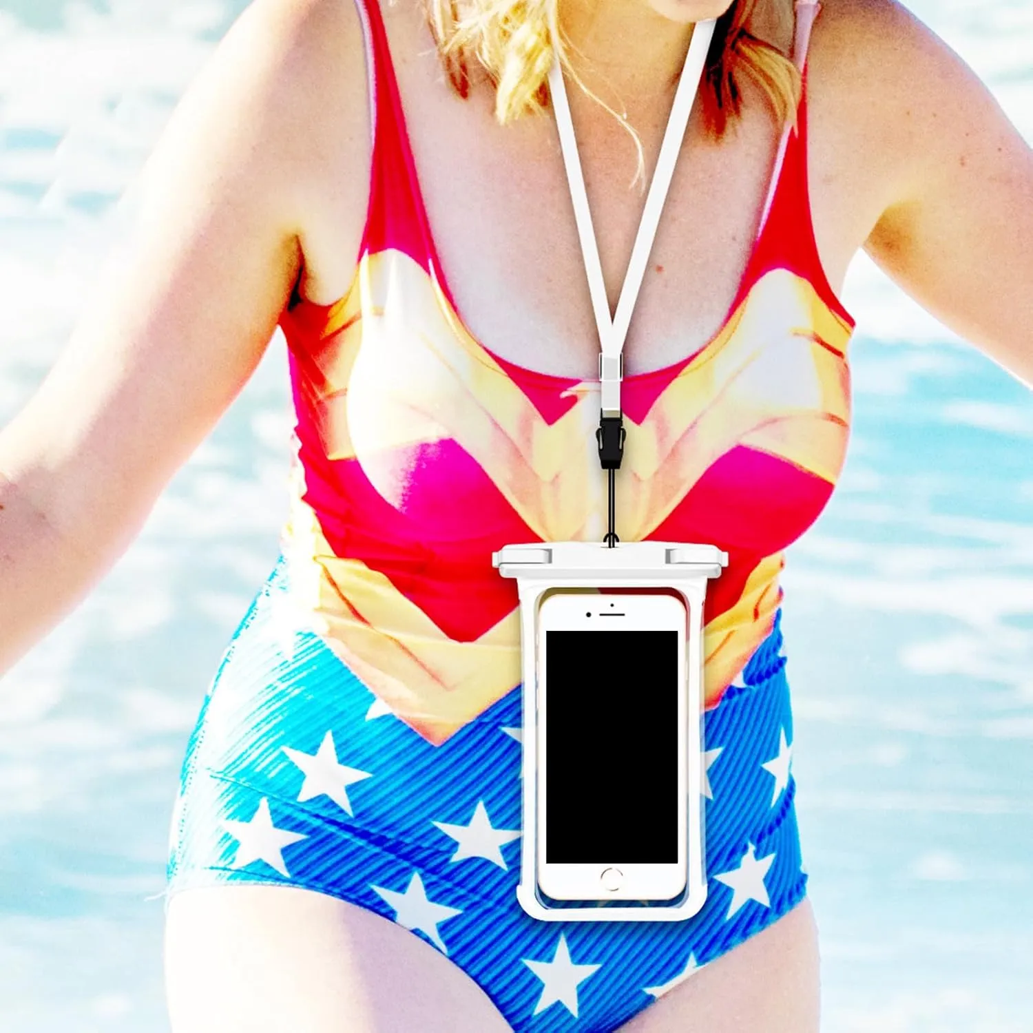 Waterproof Phone Case | Clear Floating Water Proof Phone Pouch,Lightweight Dustproof Bag for Travel Vacation Hiking Cruise Swimming Snorkeling Kayaking