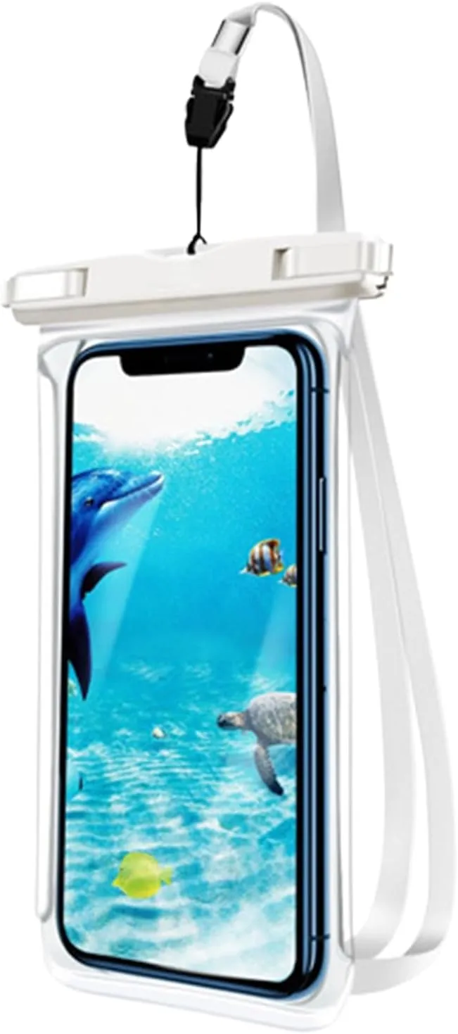 Waterproof Phone Case | Clear Floating Water Proof Phone Pouch,Lightweight Dustproof Bag for Travel Vacation Hiking Cruise Swimming Snorkeling Kayaking