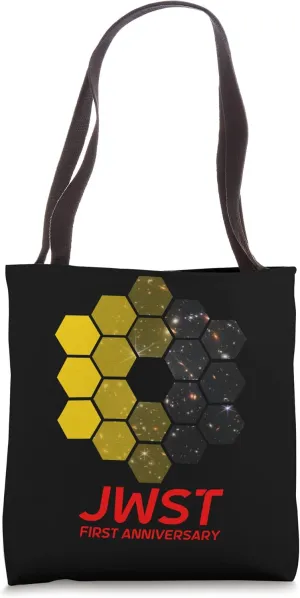 Webb Space Telescope FIRST ANNIVERSARY First Deep Field JWST Tote Bag