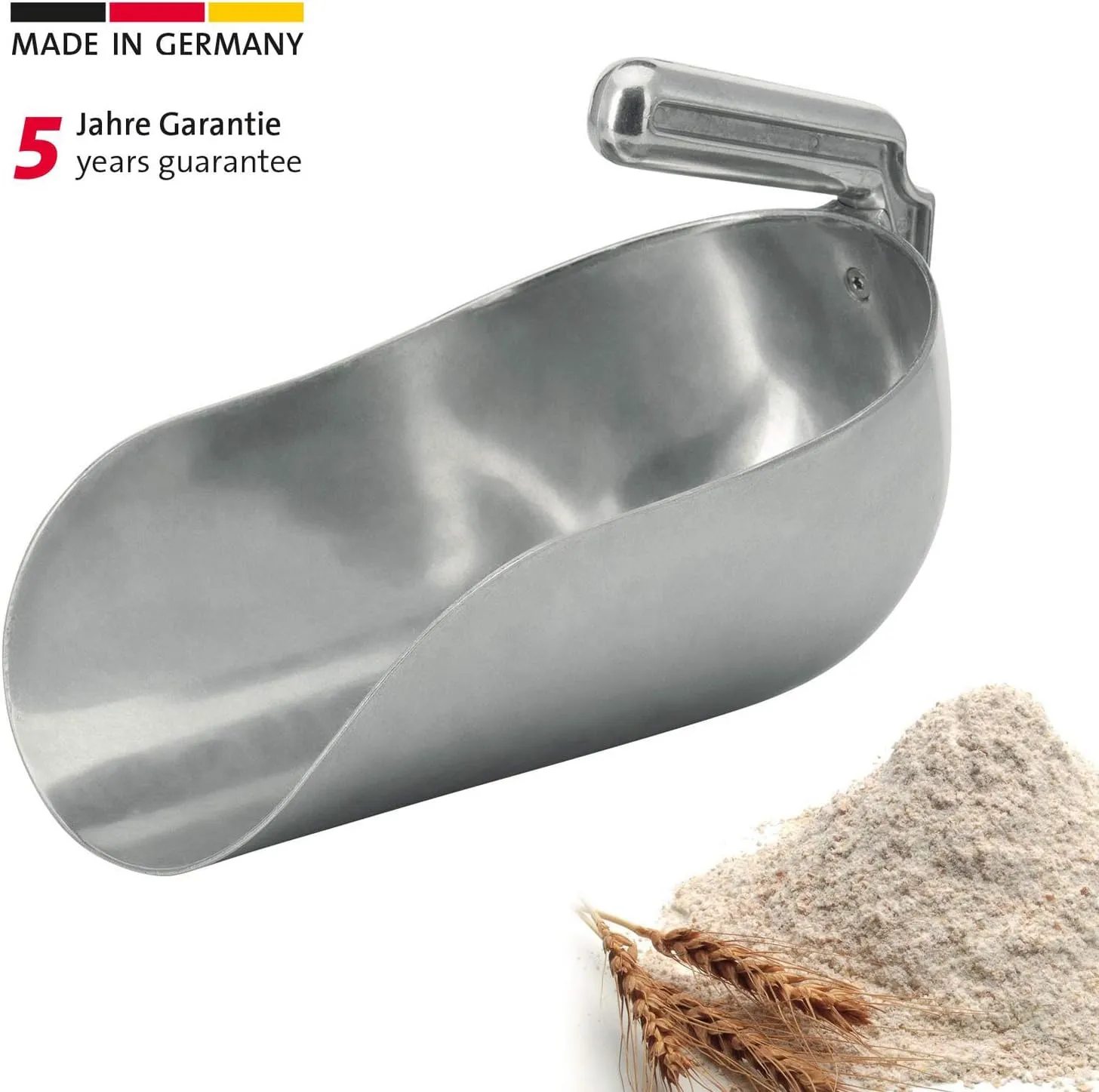westmark Scoop, 12.2 x 6.6 x 7.5 inches, Silver