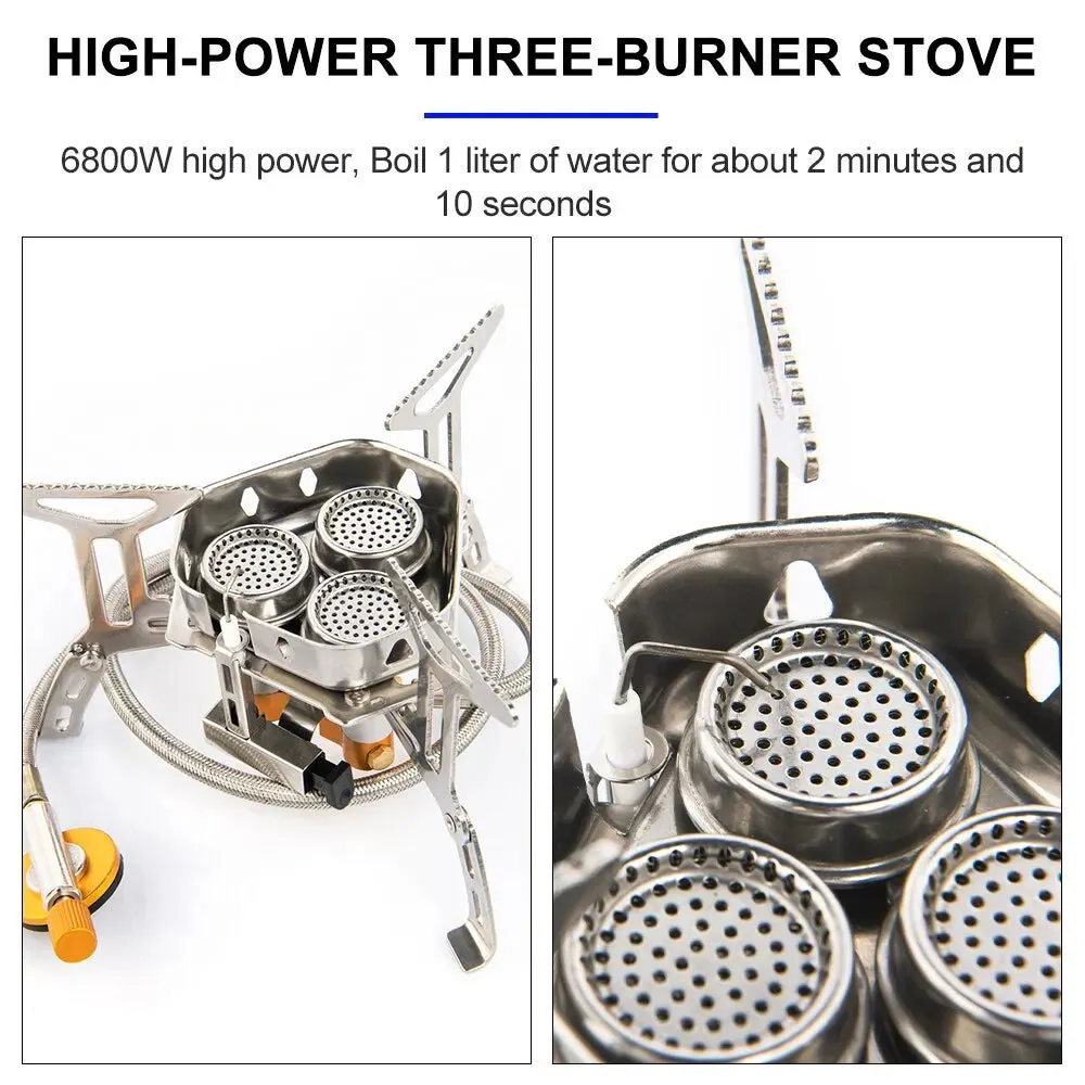 WIDESEA High-Power Camping Gas Stove – Portable Outdoor Burner for Cooking, BBQ, and Hiking
